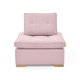 Poltrona Ventury Rosa y Matiz Caoba 83x86cm de Un Puestos y Sin Apoya Brazos - SOFAS Y POLTRONAS | Bylmo