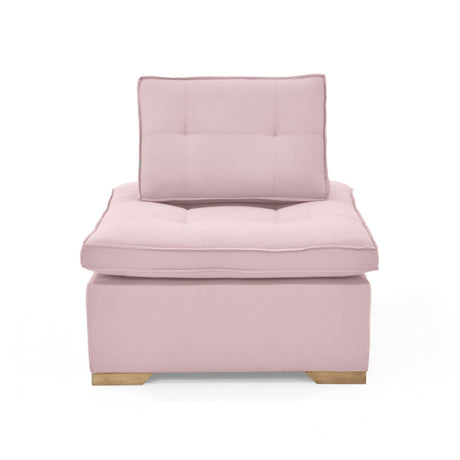 Poltrona Ventury Rosa y Matiz Caoba 83x86cm de Un Puestos y Sin Apoya Brazos - SOFAS Y POLTRONAS | Bylmo