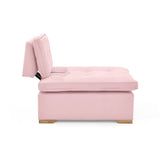Poltrona Ventury Rosa y Matiz Caoba 83x86cm de Un Puestos y Sin Apoya Brazos - SOFAS Y POLTRONAS | Bylmo