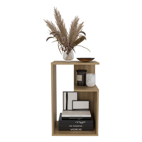 Mesa Auxiliar Everett Fresno Europeo 39.8x63.4cm Rectangular - MESAS AUXILIARES | Bylmo