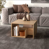 Mesa Auxiliar Everett Fresno Europeo 39.8x63.4cm Rectangular - MESAS AUXILIARES | Bylmo