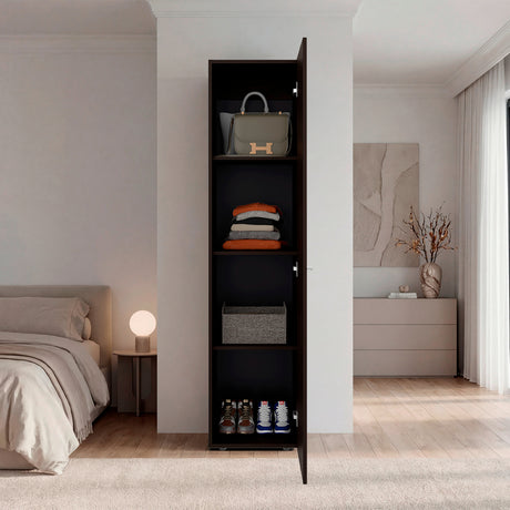 Closet Home Dreams Nogal 40x170cm con Una Puerta - CLOSETS | Bylmo