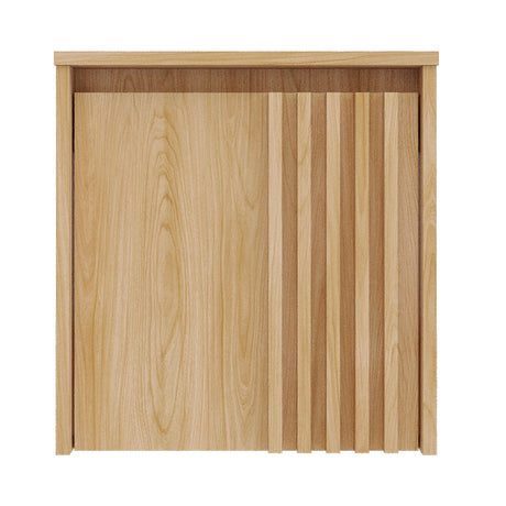 Mueble para Lavamanos Nori Miel 42x44.5cm Flotante Individual sin Lavamanos con Un Cajón y Una Puerta - MUEBLES PARA LAVAMANOS | Bylmo