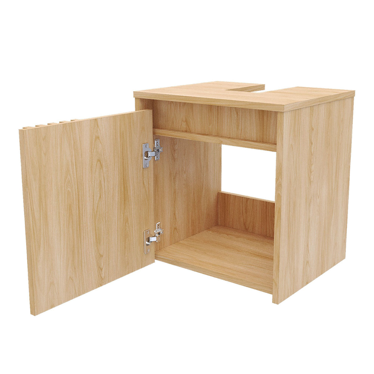 Mueble para Lavamanos Nori Miel 42x44.5cm Flotante Individual sin Lavamanos con Un Cajón y Una Puerta - MUEBLES PARA LAVAMANOS | Bylmo