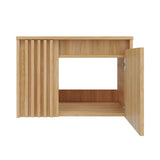 Mueble para Lavamanos Nori Miel 60x41.5cm Flotante Individual sin Lavamanos con Un Cajón y Dos Puertas - MUEBLES PARA LAVAMANOS | Bylmo