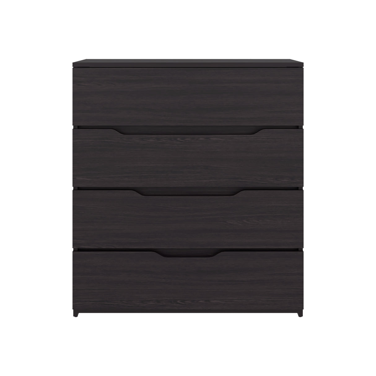 Cajonera Zoe Wengue 80x89.1cm de Cuatro Hileras con Cuatro Cajones - CAJONERAS Y COMODAS | Bylmo