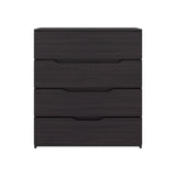 Cajonera Zoe Wengue 80x89.1cm de Cuatro Hileras con Cuatro Cajones - CAJONERAS Y COMODAS | Bylmo