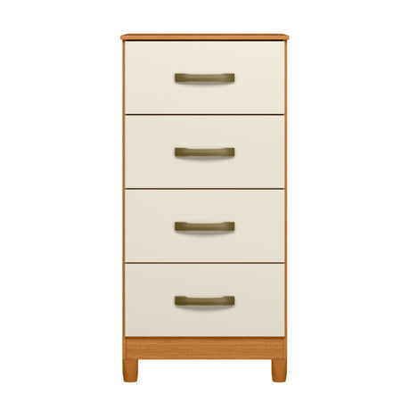 Cómoda Mobi Beige 50x105cm de Cuatro Hileras con Cuatro Cajones - CAJONERAS Y COMODAS | Bylmo