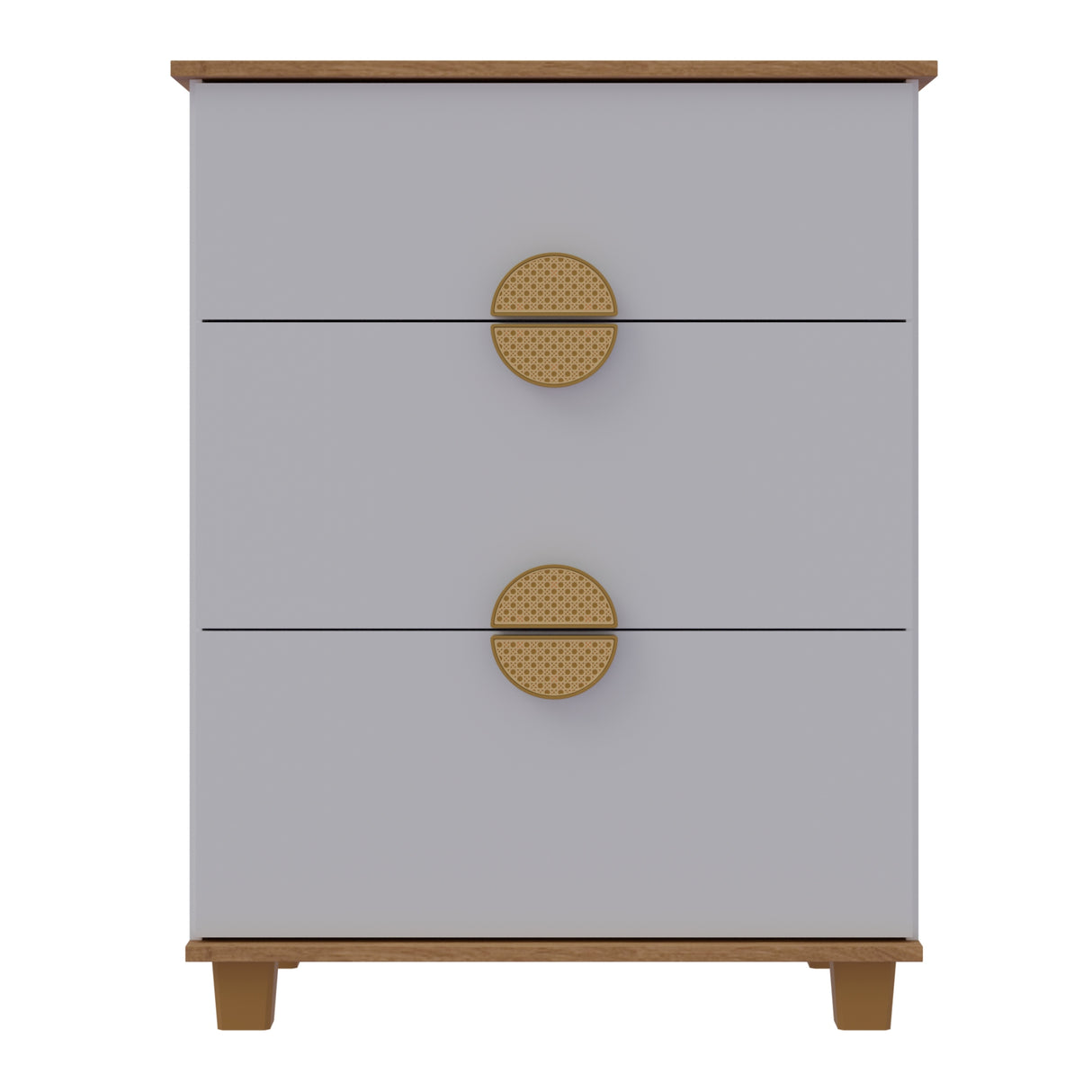 Cómoda Multi Blanco 72x92cm de Cuatro Hileras con Cuatro Cajones - CAJONERAS Y COMODAS | Bylmo