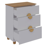 Cómoda Multi Blanco 72x92cm de Cuatro Hileras con Cuatro Cajones - CAJONERAS Y COMODAS | Bylmo