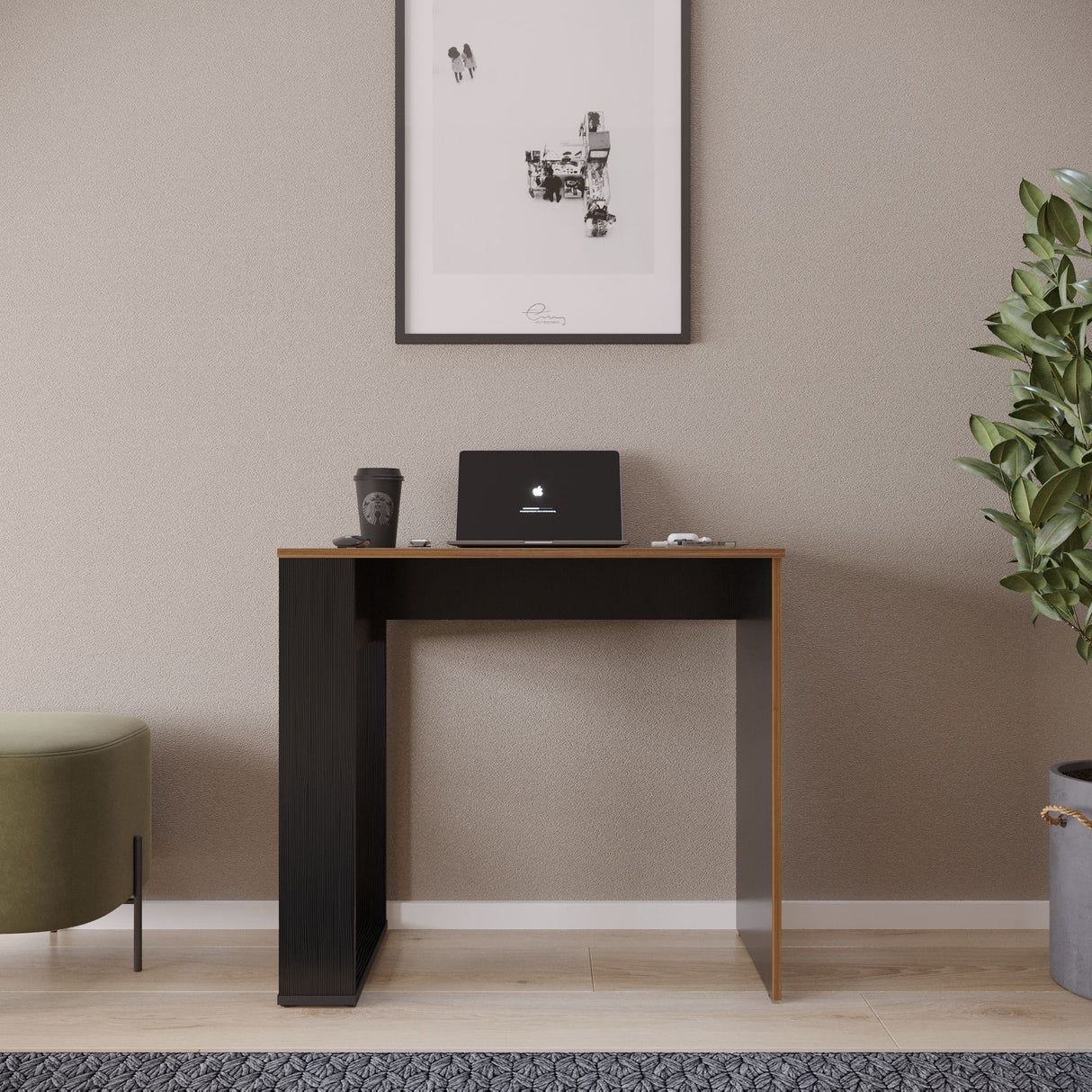 Escritorio Zik Gales 80x72cm sin Cajones - ESCRITORIOS | Bylmo