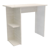 Escritorio Petra Niebla y Blanco 80x72cm con Organizador de Libros - ESCRITORIOS | Bylmo