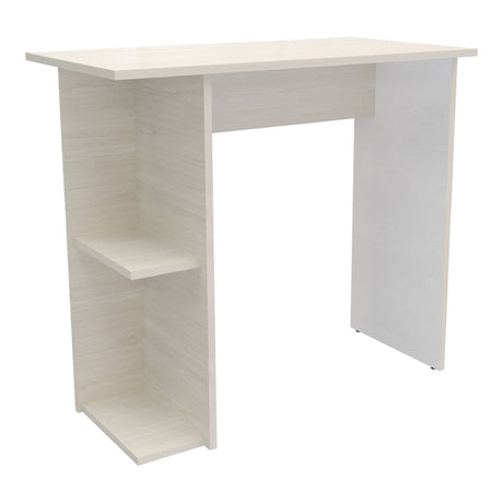 Escritorio Petra Niebla y Blanco 80x72cm con Organizador de Libros - ESCRITORIOS | Bylmo