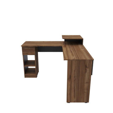 Escritorio Tiny Gales y Wengue 121x86cm con Un Cajón - ESCRITORIOS | Bylmo