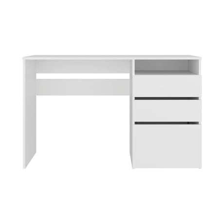 Escritorio Dublin Blanco 120.5x75.1cm con Tres Cajones - ESCRITORIOS | Bylmo