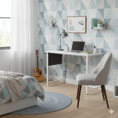 Escritorio lux Blanco 100x75cm con Una Maleta Integrada - ESCRITORIOS | Bylmo