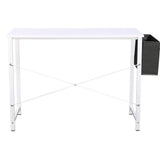 Escritorio lux Blanco 100x75cm con Una Maleta Integrada - ESCRITORIOS | Bylmo