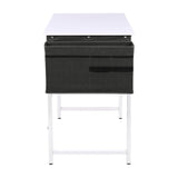 Escritorio lux Blanco 100x75cm con Una Maleta Integrada - ESCRITORIOS | Bylmo