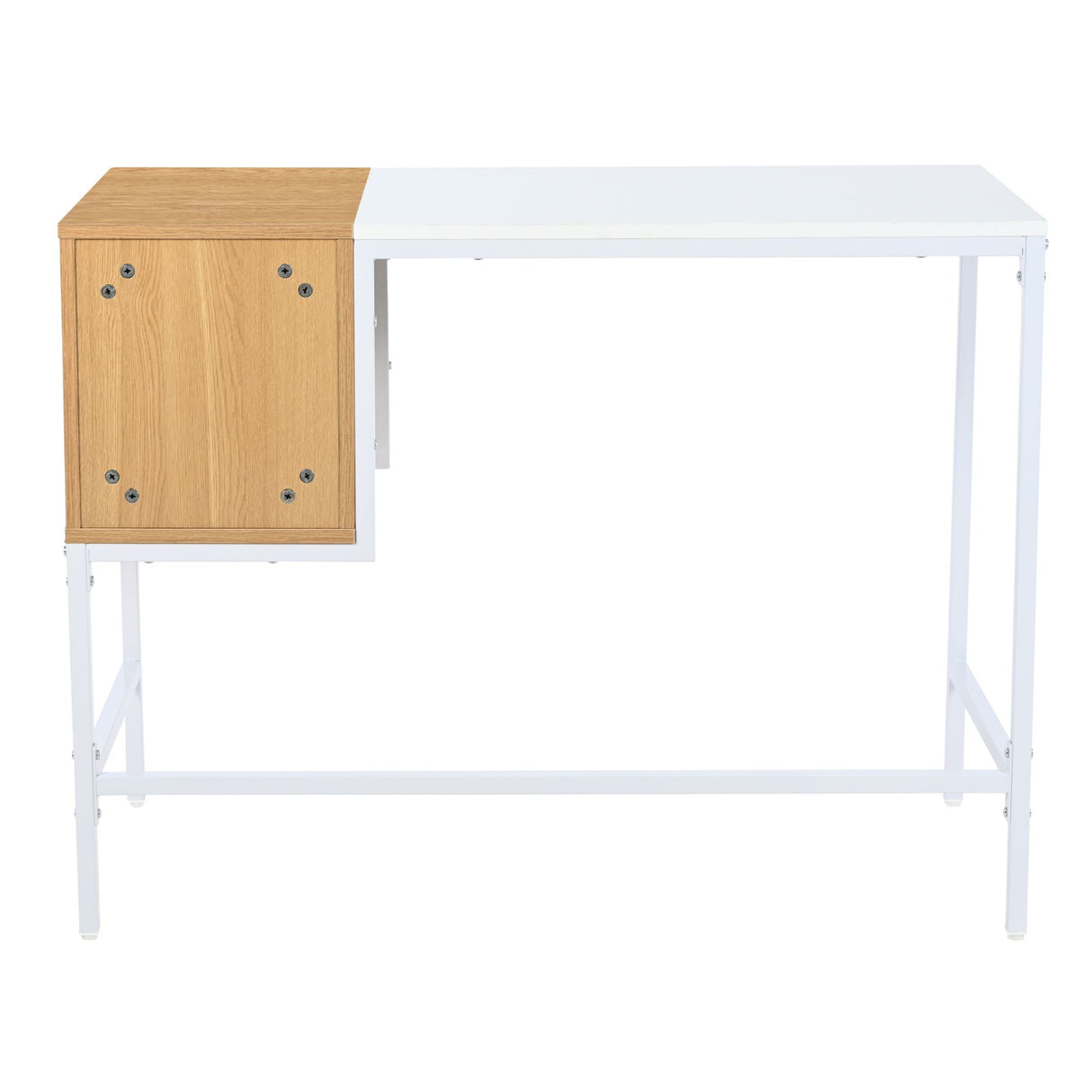 Escritorio Melani Blanco 100x75cm con Dos Cajones - ESCRITORIOS | Bylmo