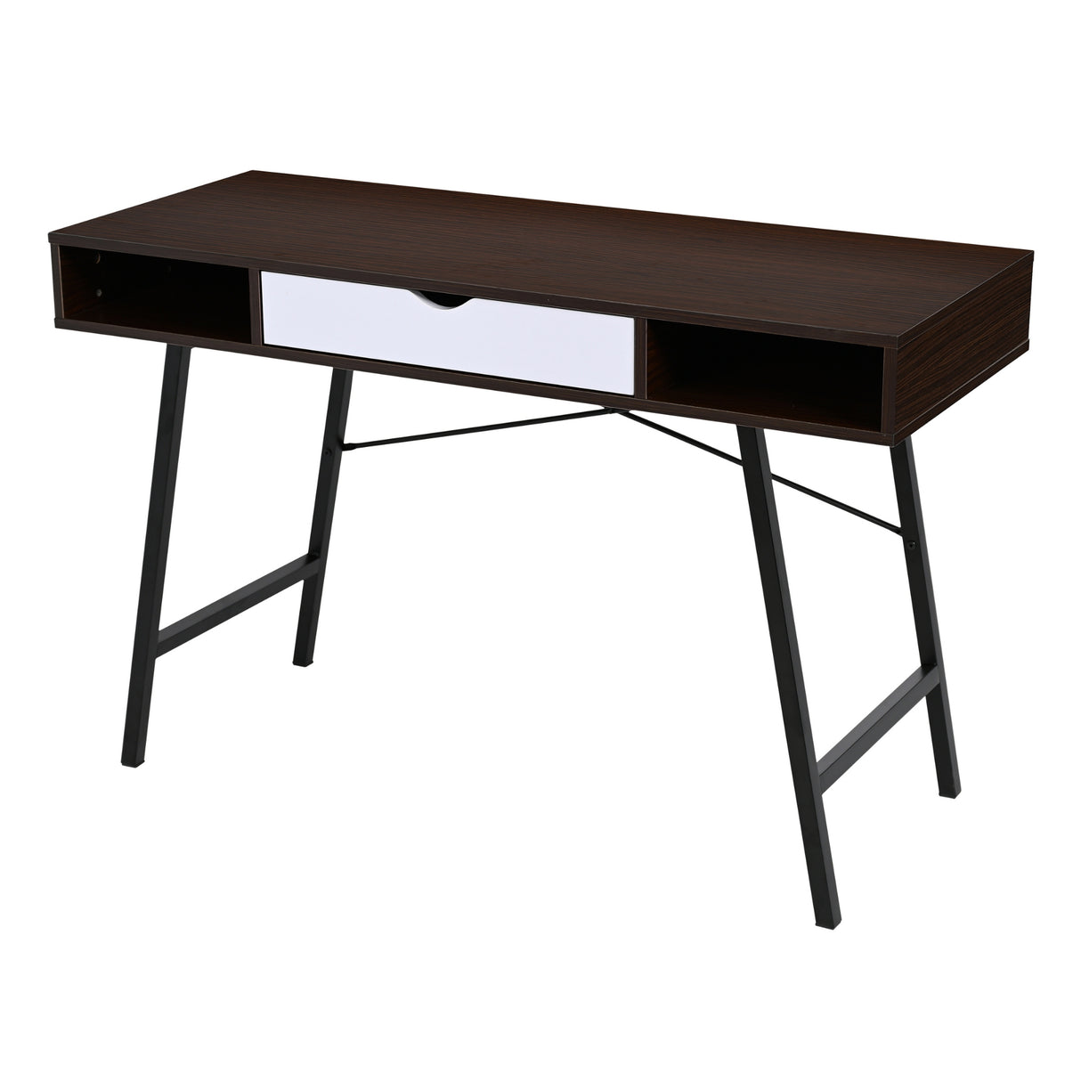 Escritorio Sirion Marrón 120x76cm con Un Cajón - ESCRITORIOS | Bylmo