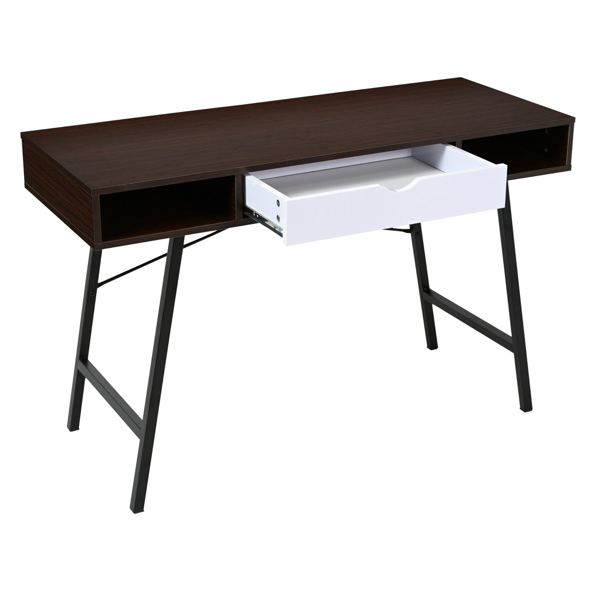 Escritorio Sirion Marrón 120x76cm con Un Cajón - ESCRITORIOS | Bylmo