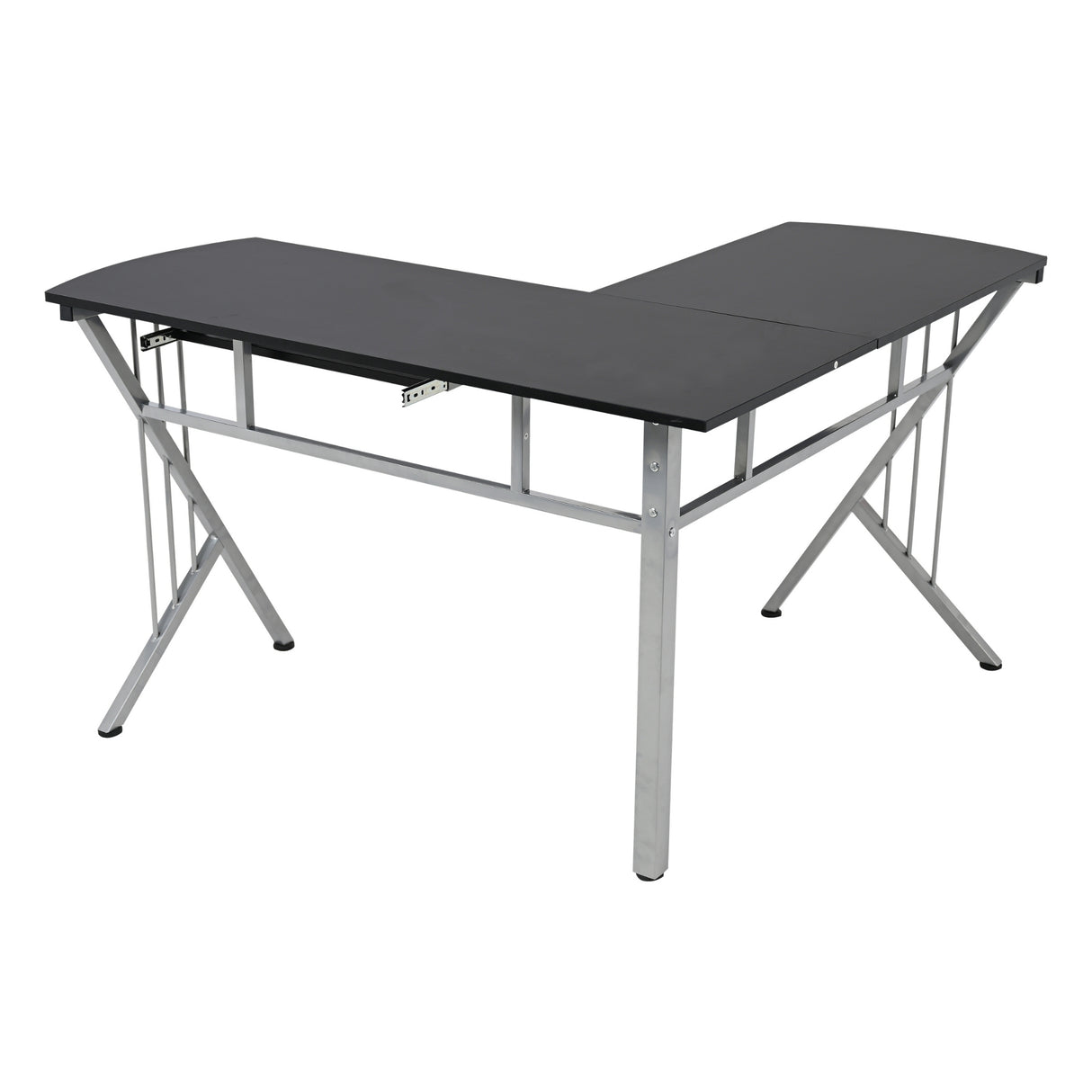 Escritorio en L Takai Negro 120x74cm sin Cajones - ESCRITORIOS | Bylmo