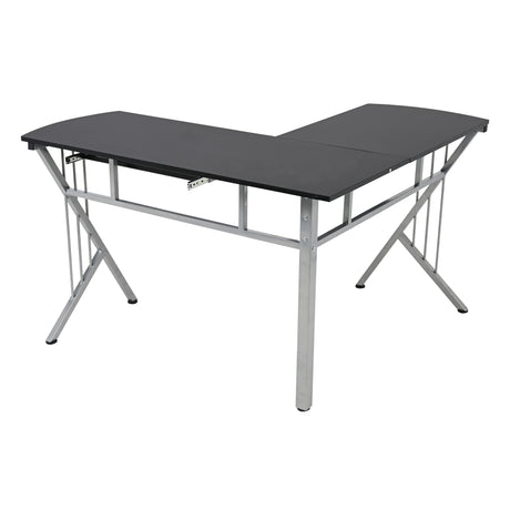 Escritorio en L Takai Negro 120x74cm sin Cajones - ESCRITORIOS | Bylmo