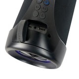 Parlante Portátil Challenger Negro y Azul 14.4x18.7cm Portatil con Conexión Bluetooth - PARLANTES | Bylmo