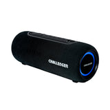 Parlante Portátil Challenger Negro y Azul 9.2x9.2cm Portatil con Conexión Bluetooth - PARLANTES | Bylmo