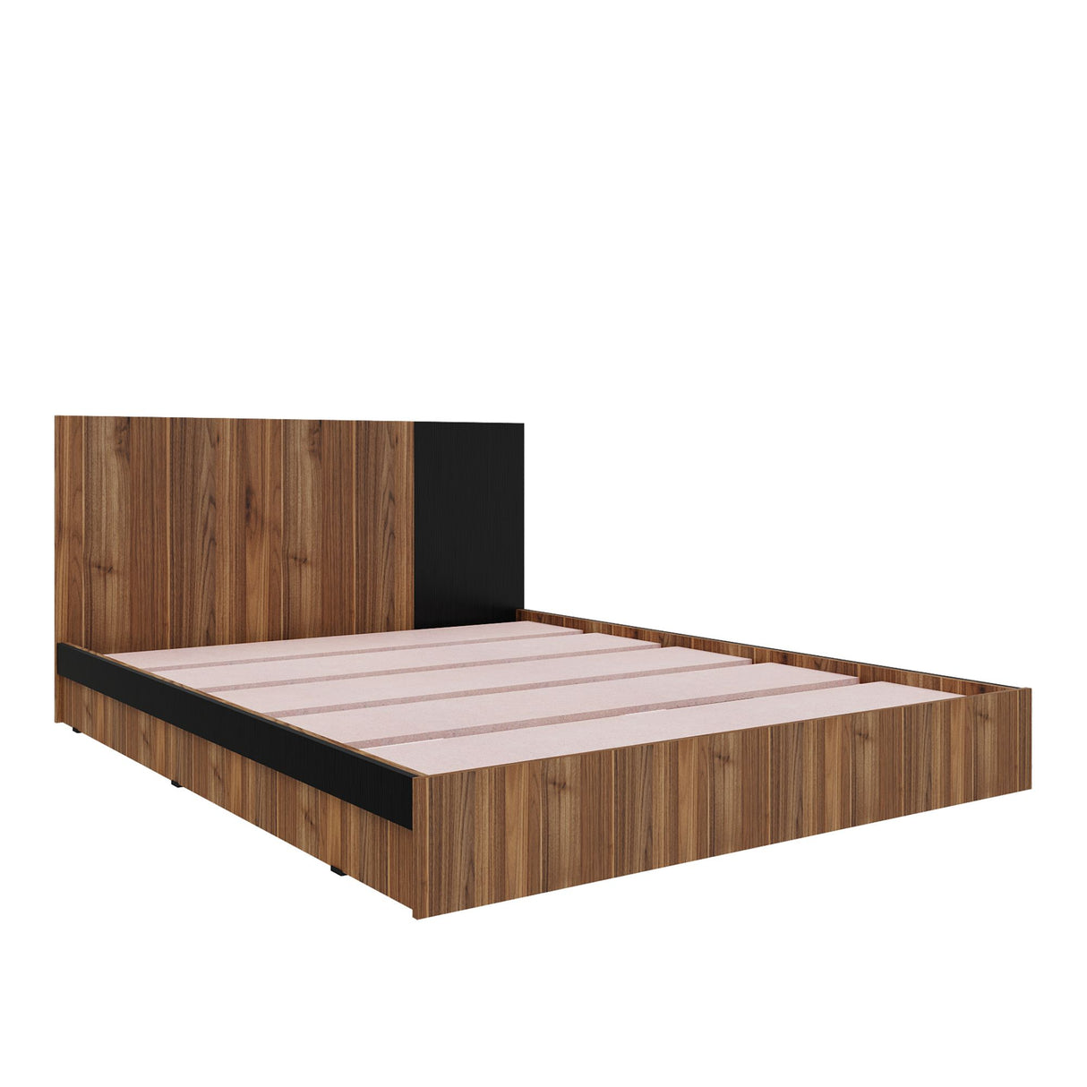 Base Cama Florencia Gales y Wengue 146x81cm para Cama Doble 140 X 200 Cm con Cabecero - CAMAS | Bylmo
