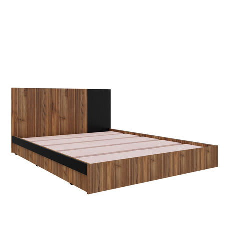 Base Cama Florencia Gales y Wengue 146x81cm para Cama Doble 140 X 200 Cm con Cabecero - CAMAS | Bylmo