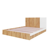 Base Cama Florencia Duna y Blanco 146x81cm para Cama Doble 140 X 200 Cm con Cabecero - CAMAS | Bylmo