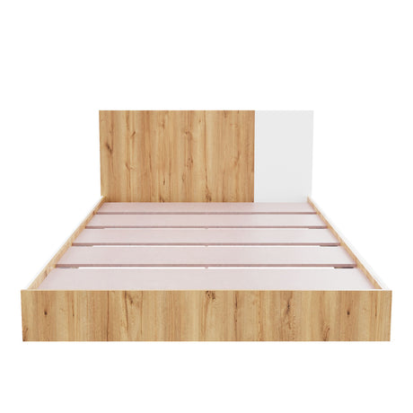 Base Cama Florencia Duna y Blanco 146x81cm para Cama Doble 140 X 200 Cm con Cabecero - CAMAS | Bylmo