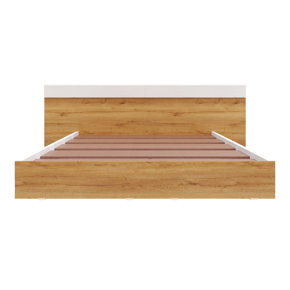 Base Cama Verona Duna y Blanco 212x71cm para Cama Doble 140 X 200 Cm con Cabecero - CAMAS | Bylmo