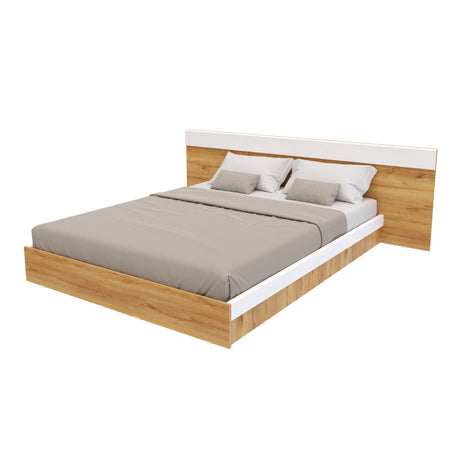 Base Cama Verona Duna y Blanco 212x71cm para Cama Doble 140 X 200 Cm con Cabecero - CAMAS | Bylmo