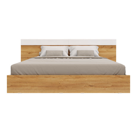 Base Cama Verona Duna y Blanco 212x71cm para Cama Doble 140 X 200 Cm con Cabecero - CAMAS | Bylmo