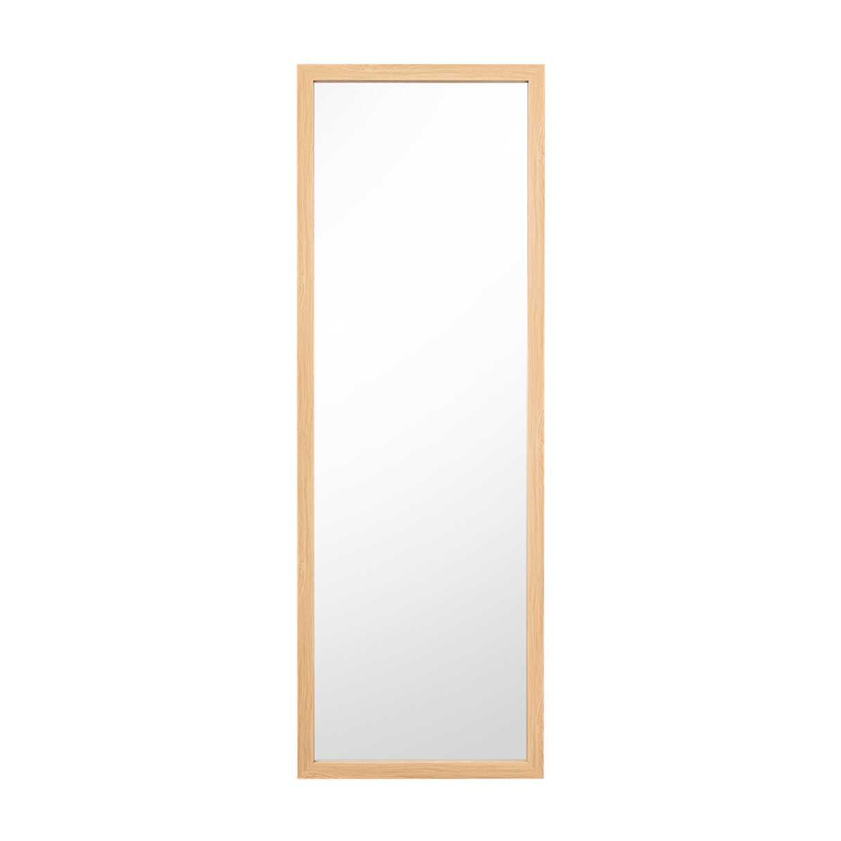 Espejo de Pared Marruecos Roble 45x130cm Rectangular con Marco En Poliestireno - ESPEJOS DE PARED | Bylmo