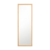 Espejo de Pared Marruecos Roble 45x130cm Rectangular con Marco En Poliestireno - ESPEJOS DE PARED | Bylmo