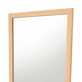 Espejo de Pared Marruecos Roble 45x130cm Rectangular con Marco En Poliestireno - ESPEJOS DE PARED | Bylmo