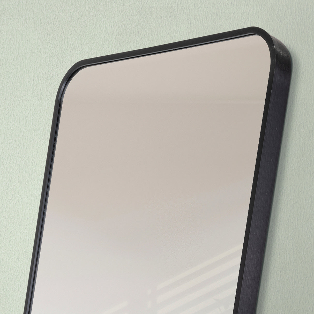 Espejo de Piso Riga Negro 45x170cm Rectangular con Marco Metálico - ESPEJOS DE PARED | Bylmo