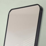 Espejo de Piso Riga Negro 45x170cm Rectangular con Marco Metálico - ESPEJOS DE PARED | Bylmo