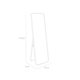 Espejo de Piso Riga Negro 45x170cm Rectangular con Marco Metálico - ESPEJOS DE PARED | Bylmo