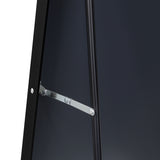 Espejo de Piso Riga Negro 45x170cm Rectangular con Marco Metálico - ESPEJOS DE PARED | Bylmo