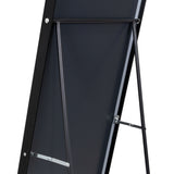 Espejo de Piso Riga Negro 45x170cm Rectangular con Marco Metálico - ESPEJOS DE PARED | Bylmo