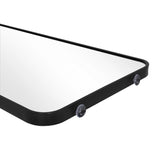 Espejo de Piso Riga Negro 45x170cm Rectangular con Marco Metálico - ESPEJOS DE PARED | Bylmo