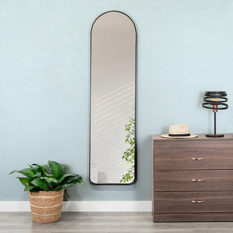 Espejo de Piso Liverpool Negro 45x170cm Rectangular con Marco Metálico - ESPEJOS DE PARED | Bylmo