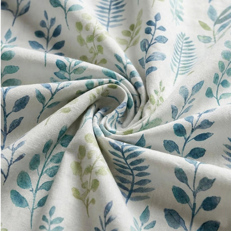 Juego de Sabanas Botanic Print Blanco para colchón Doble 140 X 190 Cm 200 Hilos Con Elastico - SABANAS | Bylmo