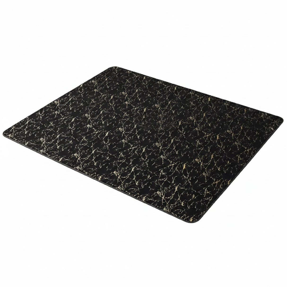 Tapete de Sala Gold Negro 150x200cm Rectangular Muy Suave Pet Friendly - TAPETES Y ALFOMBRAS | Bylmo
