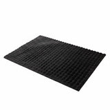 Tapete de Sala Terciopelo Negro 150x200cm Rectangular Muy Suave Pet Friendly - TAPETES Y ALFOMBRAS | Bylmo