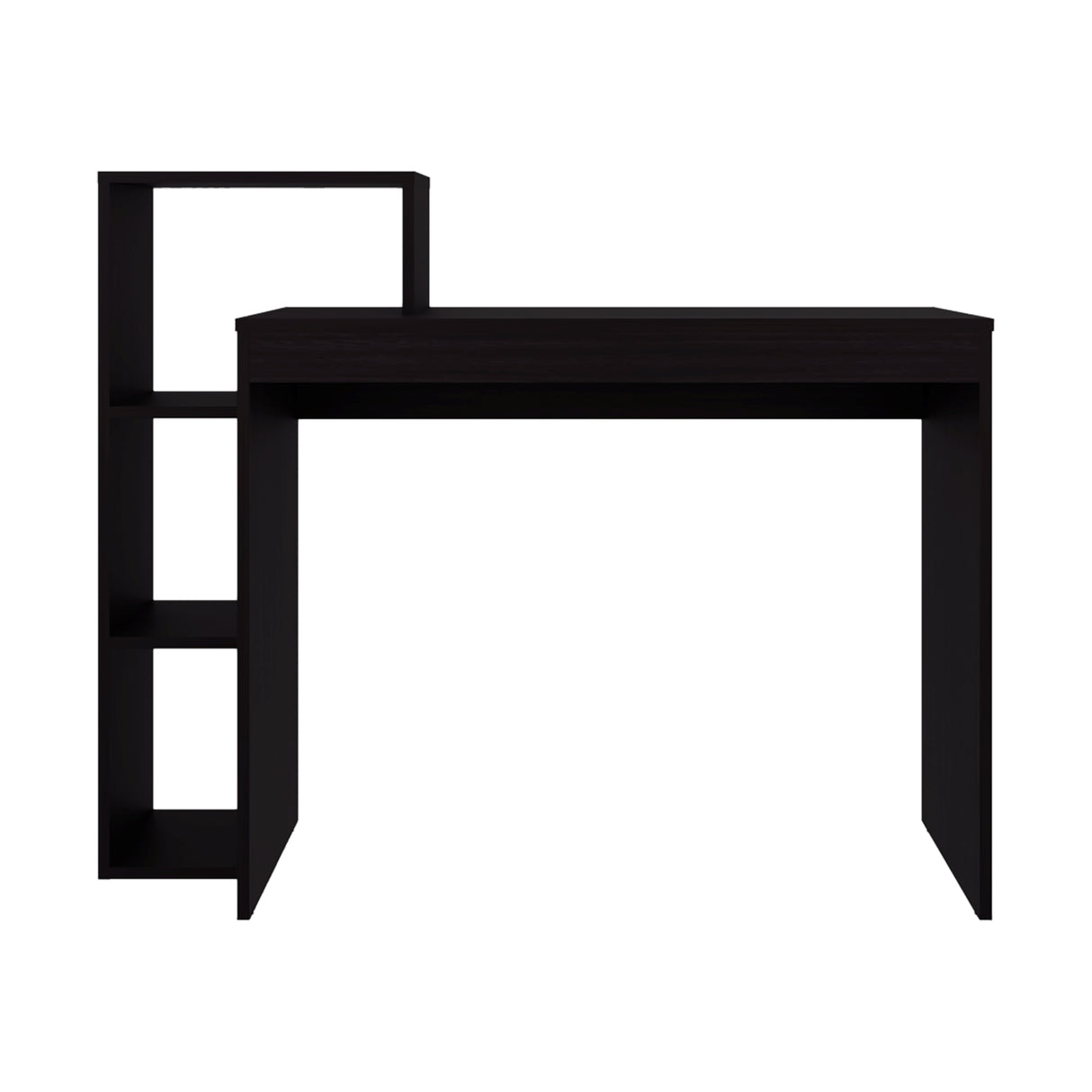 Escritorio Britt Wengue 110x90cm con Organizador de Libros - ESCRITORIOS | Bylmo